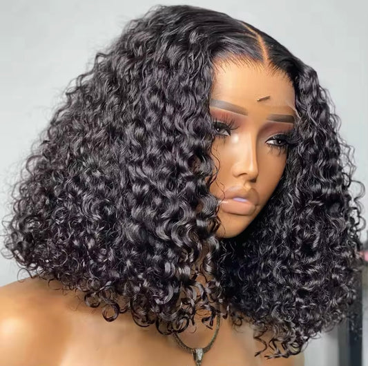 Wavy curl Human Hair Wig